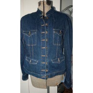 Ralph Lauren LRL Indigo Dark indigo Denim blazer jacket Size: L Capsule Std